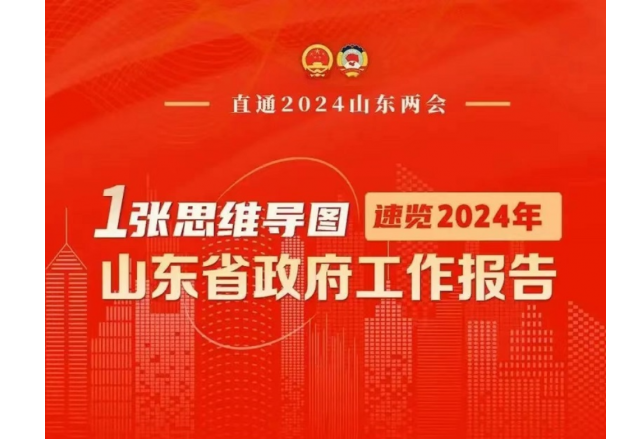 一图看懂《2024年山东省政府工作报告》