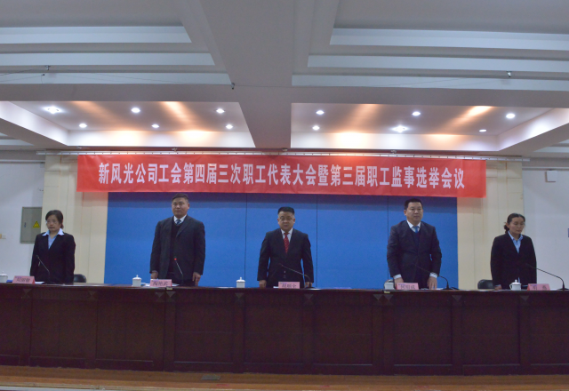 党建带工建，开年谱新篇 凯发K8国际信息公司工会第四届三次职工代表大会召开